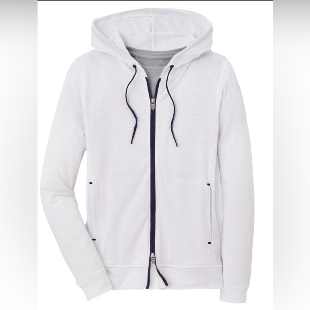 Peter Millar Maven Performance Full Zip Hoodie‎ With  Super Bowl Logo